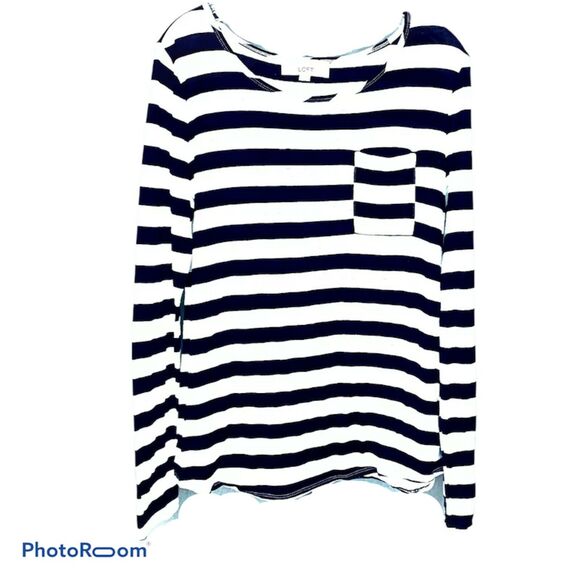 Ann Taylor LOFT  Striped Pullover‎ Top M - Picture 1 of 8